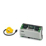 Sterownik ładowania AC zgodny z normą IEC 61851-1, praca w trybie Client lub Stand Alone, Modbus-TCP przez Ethernet, podłączenie czytnika RFID i licznika energii przez RS-485, monitorowanie prądu upływu DC, odblokowanie wtyku przy awarii zasilania