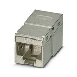 Łącznik RJ45, stopień ochrony: IP20, liczba biegunów: 8, 10 Gb/s, CAT6subA/sub, materiał: Metal, rodzaj przyłącza: Łącznik wtykowy, wyprowadzenie kabla: proste, Wersja bez adaptera, Ethernet