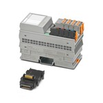 Axioline F, Moduł wejść analogowych, Aktywne wejścia analogowe: 8 (HART), 4 mA ... 20 mA, technika przyłączeniowa: 2-przewodowa, prędkość transmisji w magistrali lokalnej: 100 Mb/s, Wersja do warunków ekstremalnych, Funkcjonalność HART, Funkcjonalność HART, stopień ochrony: IP20, wraz z modułem gniazda magistrali i wtykami Axioline F