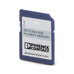 Pamięć programów i konfiguracji do przechowywania aplikacji i innych plików w systemie plików PLC, wtykana, 8 GB.