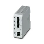 Wielokanałowy wyłącznik elektroniczny z separacją galwaniczną do ochrony czterech urządzeń w sieci 24 V DC przed przeciążeniem i zwarciem. Z elektroniczną blokadą ustawionych prądów znamionowych. Do instalacji na szynach DIN.