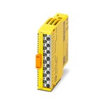 Axioline Smart Elements, Cyfrowy moduł wejściowy, Bezpieczeństwo funkcjonalne, PROFIsafe, wyłącznie do podłączania do sterownika Phoenix Contact lub Siemens, Bezpieczne wejścia cyfrowe: 4 (Podłączenie 2-kanałowe), 8 (Podłączenie 1-kanałowe), 24 V DC, technika przyłączeniowa: 3-żyłowe, stopień ochrony: IP20