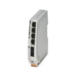 Unmanaged Switch 1000 seria, 4 Porty RJ45 10/100 MBit/s, 1 SC-Singlemode 100 Mb/s, stopień ochrony: IP30, Temperatura otoczenia (praca): -10 °C ... 60 °C, Zakres napięcia zasilania: 9 V DC ... 32 V DC, PROFINET Conformance Class A