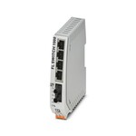 Switch Ethernet, cztery porty RJ45, jeden port światłowodowy ST