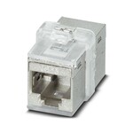 Łącznik RJ45, stopień ochrony: IP20, liczba biegunów: 8, 10 Gb/s, CAT6subA/sub, materiał: Metal, rodzaj przyłącza: Łącznik wtykowy, wyprowadzenie kabla: proste, Wersja Keystone do użycia z ramką montażową IP20 i IP67 lub bezpośredniego montażu w ściance obudowy, Ethernet