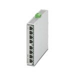 Niezarządzalny switch Power-over-Ethernet dla 10/100/1000 Mbit/s, 8 portów RJ45, całkowity budżet mocy PoE 120 W, klasa zgodności A PROFINET.