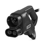 CHARX connect standard, CCS Typ 2, Kabel ładowania DC, 80 A trwale, 1000 V DC, z wtykiem ładowania pojazdu i wolnym końcem, kabel: 7,5 m, czarny, prosty, z podłączonym stykiem PP, z wymienną obudową przodu wtyku, z analogowym czujnikiem temperatury, brak chłodzenia cieczą, Logo PHOENIX CONTACT, UWAGA: Może być konieczny system zarządzania kablami., IEC 62196-3, do ładowania pojazdów elektrycznych (EV) prądem stałym (DC)