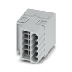 Moduł wkładki stykowej, liczba biegunów: 5, styki mocy: 5, Pin, Przyłącze Push-in, 400 V, 16 A, 0,5 mmsup2/sup ... 2,5 mmsup2/sup, zastosowanie: Moc, z podwójnym otworem funkcyjnym do mostków