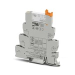 PLC-INTERFACE stanowi ochronę przed prądami i napięciami zakłóceniowymi po stronie sterowania. Składa się z gniazda przekaźnikowego PLC-BSC-230UC/ 1/SEN/SO46 z przyłączami śrubowymi i wtykowego przekaźnika miniaturowego ze złoconym zestykiem wielowarstwowym, 1 zestyk zwierny, napięcie wejściowe 230 V AC