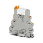 PLC-INTERFACE stanowi ochronę przed prądami i napięciami zakłóceniowymi po stronie sterowania. Składa się z gniazda przekaźnikowego z przyłączami Push-in i wtykowego przekaźnika miniaturowego z zestykiem mocy, 2 zestyki przełączne, napięcie wejściowe 230 V AC