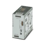 Zasilacze taktowane w obwodzie pierwotnym QUINT POWER, Przyłącze śrubowe, Montaż na szynie DIN, wejście: 3-fazowy, wyjście: 24 V DC / 20 A, regulacja w zakresie 24 V DC ... 29,5 V DC