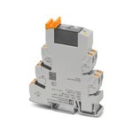 PLC-INTERFACE do funkcji wyjściowych, składa się z gniazda przekaźnikowego PLC-BSC.../ACT z przyłączami Push-in i wtykowego miniaturowego przekaźnika półprzewodnikowego, do montażu na szynie DIN NS 35/7,5, 1 zestyk zwierny, wejście: 24 V DC, wyjście: 3 ... 33 V DC/5 A