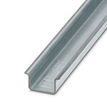 Szyna nośna, bez otworów, Wariant opakowania po 25 sztuk (50 m), analogiczna jak wg EN 60715, materiał: Stal, ocynkowana, Profil standardowy, kolor: srebrny