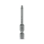 Końcówka wkrętakowa, Torx ®, nasadka E6,3-1/4, wielkość: TX 15 x 50 mm, hartowana, odpowiedni do uchwytów wykonanych zgodnie z normą DIN 3126-F 6,3 / ISO 1173