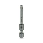 Końcówka wkrętakowa, Torx ®, nasadka E6,3-1/4, wielkość: TX 20 x 50 mm, hartowana, odpowiedni do uchwytów wykonanych zgodnie z normą DIN 3126-F 6,3 / ISO 1173