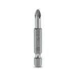 Końcówka wkrętakowa, krzyżowy PZ, nasadka E6,3-1/4, wielkość: PZ 2 x 50 mm, hartowana, odpowiedni do uchwytów wykonanych zgodnie z normą DIN 3126-F 6,3 / ISO 1173