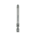 Końcówka wkrętakowa, plus-minus PZ/szczelinowy, nasadka E6,3-1/4, wielkość: PH 2 x 70 mm, hartowana, odpowiedni do uchwytów wykonanych zgodnie z normą DIN 3126-F 6,3 / ISO 1174