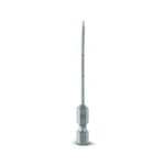 Końcówka wkrętakowa, szczelinowy, nasadka E6,3-1/4, wielkość: 0,45 x 2,4 x 70 mm, hartowana, odpowiedni do uchwytów wykonanych zgodnie z normą DIN 3126-F 6,3 / ISO 1173