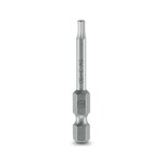Końcówka wkrętakowa, sześciokątna, nasadka E6,3-1/4, wielkość: hex 3 × 50 mm, hartowana, odpowiednia do uchwytów według DIN 3126-F 6,3 / ISO 1173
