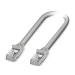 Kabel krosowe, stopień ochrony: IP20, długość kabla: 0,3 m, liczba biegunów: 8, CAT5, rodzaj przyłącza: Zacisk Pierce, przekrój przyłącza: AWG 26- 26, wyprowadzenie kabla: proste, Ethernet, 2x2xAWG26/7, S/UTP, szary