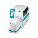Zestaw urządzeń składający się z aplikatora THERMOMARK E.WIRE i kompatybilnego systemu drukowania THERMOMARK E.300 do nadruku i aplikacji ruchomych oznaczników E-WM... na przewodach i kablach.