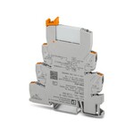 Połączenie interfejsu przekaźnika i elektroniki zabezpieczającej bezpieczniki na szerokości: 6,2 mm, indywidualna konfiguracja prądu znamionowego (1 A ... 6 A), regulowana charakterystyka wyjściowa, aktywne wyjście sygnałowe, prosta integracja systemu, z przyłączem Push-in