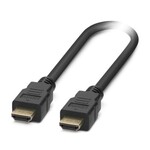 Kabel HDMI, stopień ochrony: IP20, długość kabla: 1 m, liczba biegunów: 19, materiał: LCP, HDMI High Speed