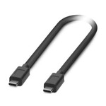 Kabel USB, rodzaj: USB-C, stopień ochrony: IP20, długość kabla: 0,3 m, liczba biegunów: 24, 10 Gb/s, wyprowadzenie kabla: proste, USB 3.2 Gen. 2