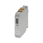 Przekaźnik monitorowania prądu, zasilanie szerokozakresowe 24 V AC/DC ... 240 V AC/DC, możliwość ustawienia wartości progowych i opóźnienia zadziałania, wybór funkcji podczas konfiguracji.