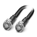 Kabel koncentryczny 50 ?, długość: 3 m, N(m) - N(m), średnica zewnętrzna: 10,3 mm, częstotliwość transmisji: ? 7,25 GHz, typowa tłumienność: 800 MHz 0,5 dB, 2,4 GHz 0,8 dB, 5,8 GHz 1,3 dB, 7,25 GHz 1,5 dB