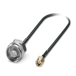 Kabel koncentryczny 50 ?, długość: 0,5 m, N(m) - SMA(m), średnica zewnętrzna: 2,8 mm, częstotliwość transmisji: ? 7,25 GHz, typowa tłumienność: 800 MHz 0,4 dB, 2,4 GHz 0,7 dB, 5,8 GHz 1,1 dB, 7,25 GHz 1,5 dB