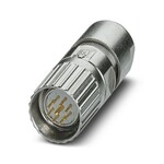 Złącze kablowe M23 PRO, proste, 8+1 bieguny, kodowanie N, ekranowane, przyłącze lutowane, pin, blokada śrubowa, średnica kabla 4-8,5 mm