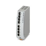 Switch Ethernetowy PoE+, wg IEEE 802.3af/at, z 8 portami PoE RJ45 z szybkością 10/100 Mbit/s we wszystkich portach, automatycznym rozpoznawaniem szybkości transmisji, funkcją autokrosowania i QoS z budżetem mocy 120 W