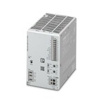 TRIO UPS DC ze zintegrowanym zasilaczem, USI (Universal Service Interface), Montaż na szynie DIN, zaciski Push-in, wyjście: 24 V DC / 10 A