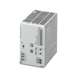 TRIO UPS DC ze zintegrowanym zasilaczem, Montaż na szynie DIN, zaciski Push-in, wyjście: 24 V DC / 10 A