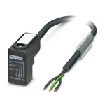 Kabel czujnika/urządzenia wykonawczego, 3-bieg., PUR bez halogenów, czarno-szary (RAL 7021), wolny koniec przewodu, na Wtyk zaworowy C (8 mm), Układ: niepodłączony, długość kabla: 5 m