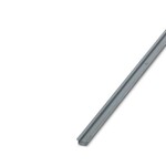 Szyna nośna, bez otworów, Wariant opakowania po 10 sztuk (20 m), wg EN 60715, materiał: Stal, niepowlekany, Profil standardowy, kolor: białe aluminium