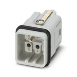 Wkładka stykowa, liczba biegunów: 5+PE, rozmiar: D7, liczba przyłączy na biegun: 1, Pin, Przyłącze zaciskane, 230 V/400 V, 20 A, 0,5 mmsup2/sup ... 2,5 mmsup2/sup, zastosowanie: Moc