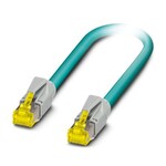 Kabel krosowe, RJ45/IP20 proste na RJ45/IP20 proste, długość kabla: 5 m, liczba biegunów: 8, 10 Gb/s, CAT6subA/sub, Ethernet, 4x2xAWG26/7. S/FTP, morski RAL 5021