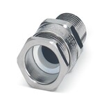Dławnica kablowa, materiał przepustu: Mosiądz, niklowany, zastosowanie: Ex, zewnętrzna średnica kabla 6,5 mm ... 14 mm, ekranowanie: nie, gwint przyłącza: M20 x 1,5, kolor: srebrny