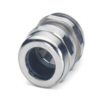 Dławnica kablowa, materiał przepustu: Mosiądz, niklowany, zastosowanie: EMC, zewnętrzna średnica kabla 9 mm ... 13 mm, ekranowanie: tak, gwint przyłącza: M20 x 1,5, kolor: srebrny, z oringiem
