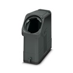 Obudowy wtyku D25, do pałąka wzdłużnego, materiał: PA 6.6-FR, odejście kabla: 1, proste/boczne, wysokość: 75,5 mm, dławnica kablowa: bez, klapka ochronna: nie, Standard