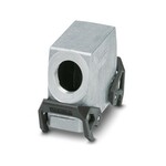 Obudowy wtyku B16, z pałąkiem poprzecznym, materiał: odlew aluminiowy ciśnieniowy, odporny na wodę morską, odejście kabla: 1, boczne, 1x M32, wysokość: 76 mm, dławnica kablowa: bez, Standard