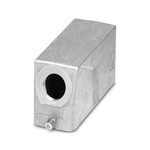 Obudowy wtyku B24, do pałąka wzdłużnego, materiał: odlew aluminiowy ciśnieniowy, odporny na wodę morską, odejście kabla: 1, boczne, 1x M25, wysokość: 60 mm, dławnica kablowa: bez, Standard