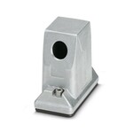 Obudowa tulejowa HEAVYCON ADVANCE, B10, z ryglem śrubowym (imbus) ze stali szlachetnej, aluminium odporne na wodę morską, wysokość 93,7 mm, z gwintem 1 × M25, bocznym odejściem kabla, bez powierzchni. uszczelka przewodząca (właściwości EMC)