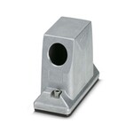 Obudowa tulejowa HEAVYCON ADVANCE, B16, z ryglem śrubowym (imbus) ze stali szlachetnej, aluminium odporne na wodę morską, wysokość 93,7 mm, z gwintem 1 × M32, bocznym odejściem kabla, bez powierzchni. uszczelka przewodząca (właściwości EMC)