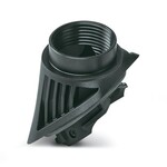 Adapter gwintowany z tworzywa sztucznego z połączeniem bagnetowym, do obudowy serii EVO B, gwint Pg21