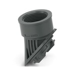 Adapter gwintowany z tworzywa sztucznego z połączeniem bagnetowym, do obudowy serii EVO B, gwint Pg29