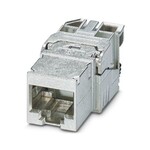 Wkładka żeńska RJ45, rodzaj: RJ45, stopień ochrony: IP20, liczba biegunów: 8, 10 Gb/s, CAT6subA/sub, materiał: Metal, rodzaj przyłącza: Przyłącze IDC, przekrój przyłącza: AWG 26- 22, wyprowadzenie kabla: proste, Wersja bez adaptera, Ethernet