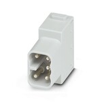 Moduł wkładki stykowej, liczba biegunów: 5, styki mocy: 5, styki sterujące: 0, Pin, Przyłącze Push-in, 400 V, 16 A, 0,14 mmsup2/sup ... 2,5 mmsup2/sup, zastosowanie: Moc